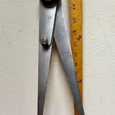 Vintage L.S. Starrett No. 37-18 Lock-Joint Transfer Type Inside Calipers Fine Adjustment 1950's