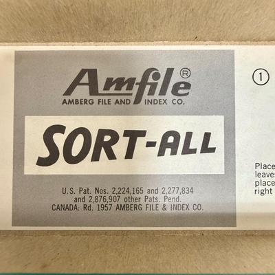 Vintage Amfile Sort-All Sorter