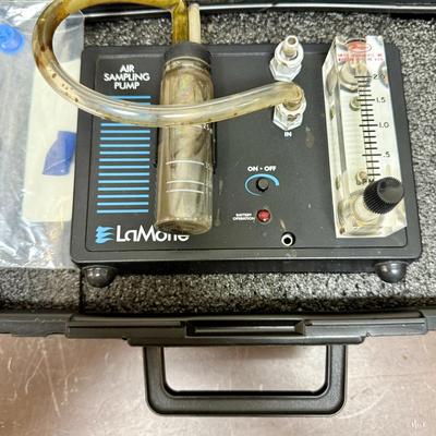 Vintage LaMotte Air Sampling Pump with Case