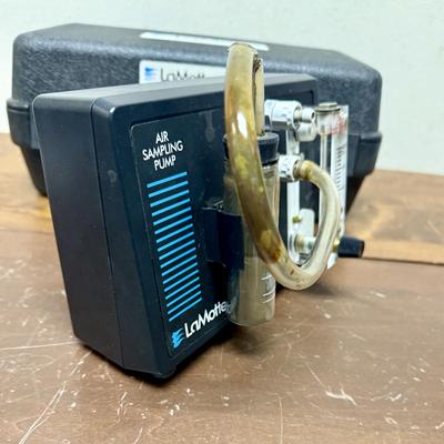Vintage LaMotte Air Sampling Pump with Case
