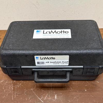 Vintage LaMotte Air Sampling Pump with Case