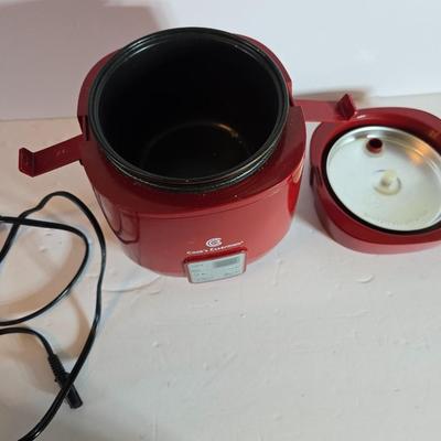 Kitchen Appliance & Container Trio – Cook’s Essentials rice steamer, Kuhn Rikon Deep Frier & lidded soup container