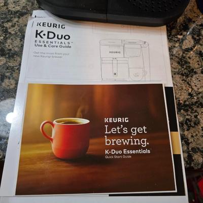 Keurig K-Duo Essentials Coffee Maker Bundle – With K-Cup Rack