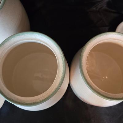 Vintage Heartland-Style Ceramic Canister Set – Set of 5