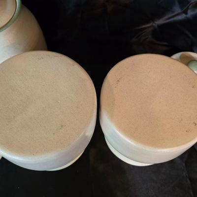 Vintage Heartland-Style Ceramic Canister Set – Set of 5