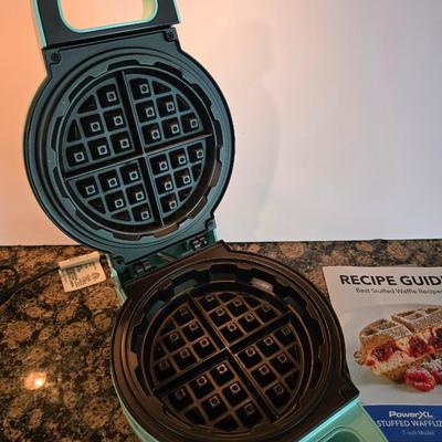PowerXL Stuffed Wafflizer – 7" Model with Recipe Guide