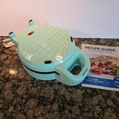 PowerXL Stuffed Wafflizer – 7" Model with Recipe Guide
