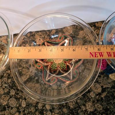 Baking Prep Lot – Nesting Glass Bowls, Hand Mixer & a brand new Spatula