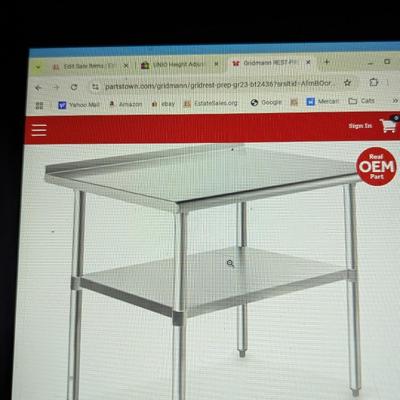 New In The Box Gridmann-GR23-BT2436 36"X 24" Stainless Steel Prep Stable Box 9