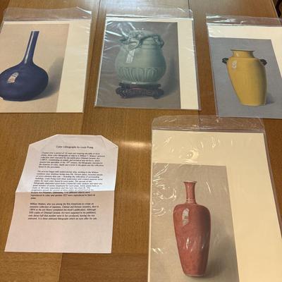 Four Louis Prang lithographs