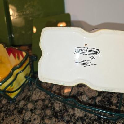 Temp-tations Presentable Ovenware – Sunflower Bakeware Set (7 Pieces)