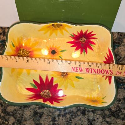 Temp-tations Presentable Ovenware – Sunflower Bakeware Set (7 Pieces)