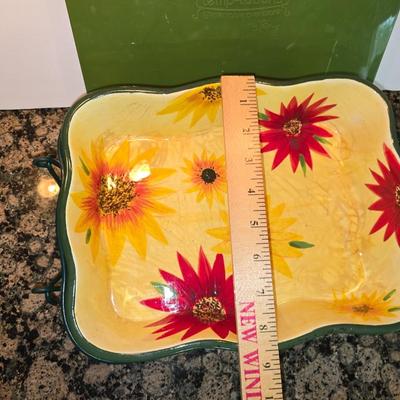 Temp-tations Presentable Ovenware – Sunflower Bakeware Set (7 Pieces)
