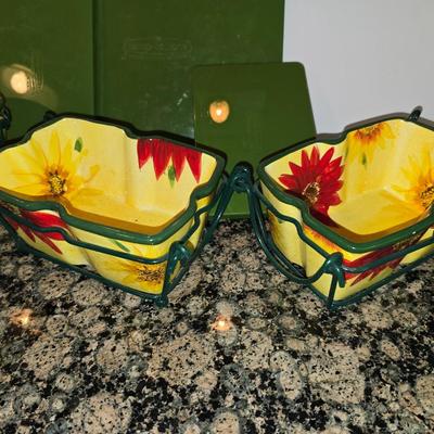 Temp-tations Presentable Ovenware – Sunflower Bakeware Set (7 Pieces)