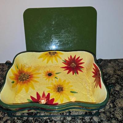 Temp-tations Presentable Ovenware – Sunflower Bakeware Set (7 Pieces)