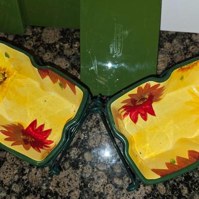 Temp-tations Presentable Ovenware – Sunflower Bakeware Set (7 Pieces)