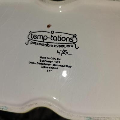 Temp-tations Presentable Ovenware – Sunflower Bakeware Set (7 Pieces)
