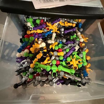 Lot of games, army men and building toys