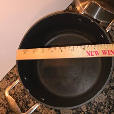 Cook’s Essentials Technique Hard Anodized Cookware Set – 4 Pieces with Lids