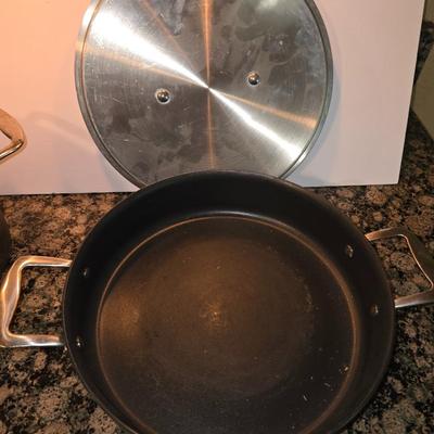 Cook’s Essentials Technique Hard Anodized Cookware Set – 4 Pieces with Lids