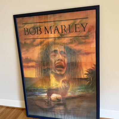 Bob Marley framed poster