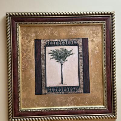Palm tree painting