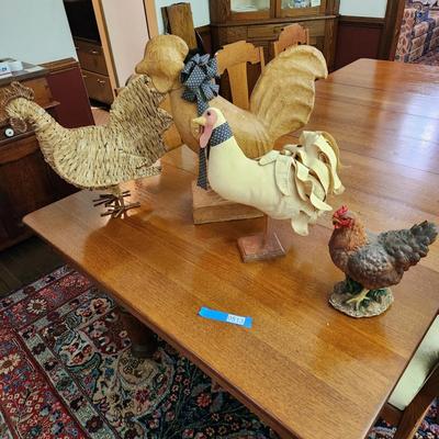 4 Home Decor Chicken Fowl
