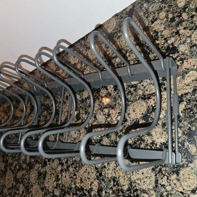 Kitchen Cabinet Organizers Lot – Dish Rack + Tiered Turntable + Lid Rack