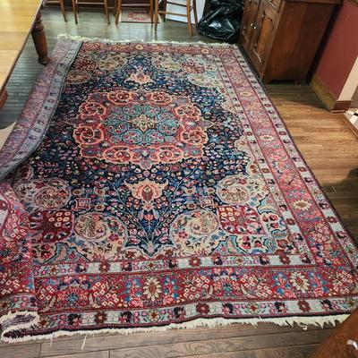 Large Oriental Wool Rug Tabriz 10' 10" x 8'