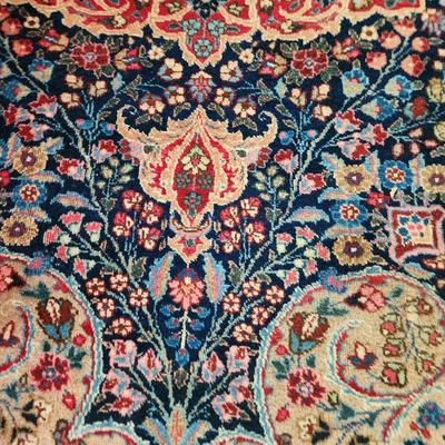 Large Oriental Wool Rug Tabriz 10' 10" x 8'