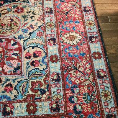 Large Oriental Wool Rug Tabriz 10' 10" x 8'