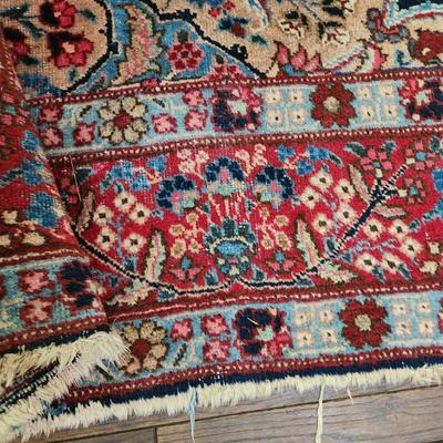 Large Oriental Wool Rug Tabriz 10' 10" x 8'