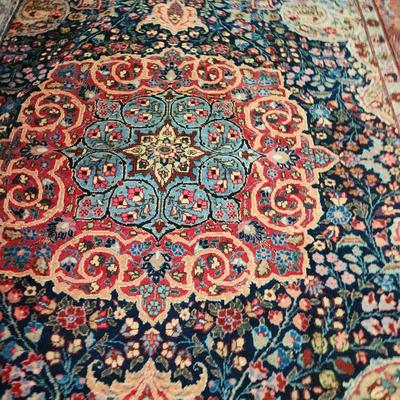 Large Oriental Wool Rug Tabriz 10' 10" x 8'