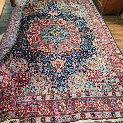 Large Oriental Wool Rug Tabriz 10' 10" x 8'