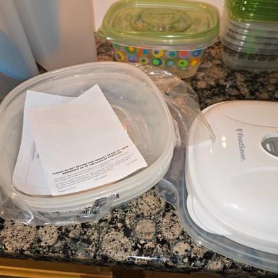 Kitchen Storage & Container Lot – Food Savers, Cereal Bins & More