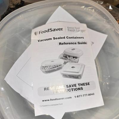 Kitchen Storage & Container Lot – Food Savers, Cereal Bins & More