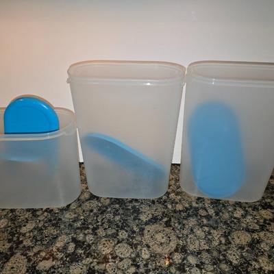 Kitchen Storage & Container Lot – Food Savers, Cereal Bins & More