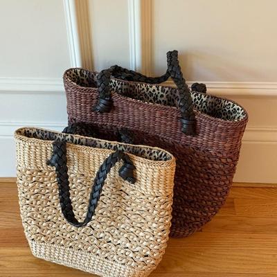 Two pretty tote bags