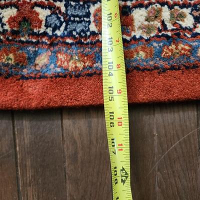 Hand Woven Oriental Rug 100 Wool 12'6" x 8' 9" India