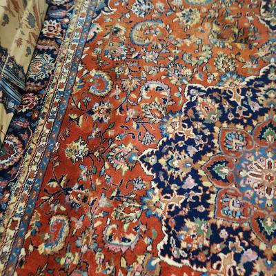 Hand Woven Oriental Rug 100 Wool 12'6" x 8' 9" India