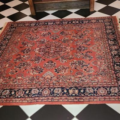 Vintage Oriental Wool Rug 78"x 70"
