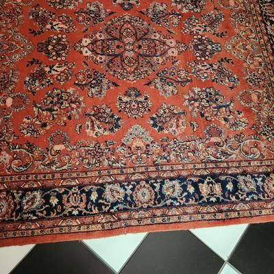 Vintage Oriental Wool Rug 78"x 70"