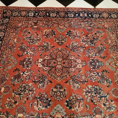 Vintage Oriental Wool Rug 78"x 70"