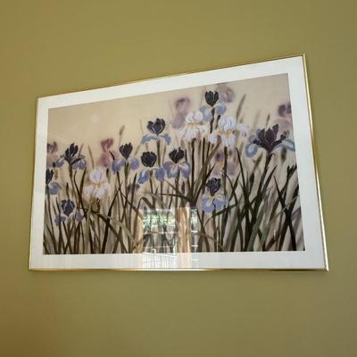Siberian Iris painting