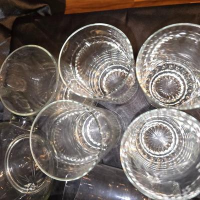 Glass Beverage Set – Pitcher, Glass ice bucket + 6 matching Glasses