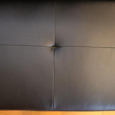 Black Modern Futon Sofa Bed (See Details)