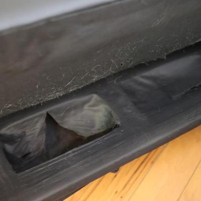 Black Modern Futon Sofa Bed (See Details)