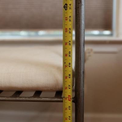 Pewter Bench or Settee