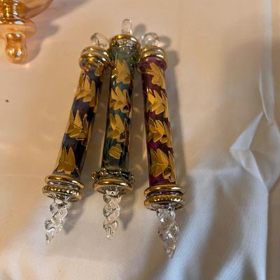 Elegant Finial Shaped Glass Ornaments & More (PC-RG)