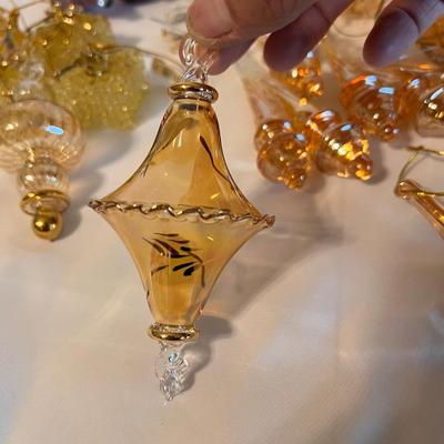 Elegant Finial Shaped Glass Ornaments & More (PC-RG)